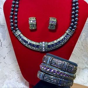 Heidi Daus EVERYDAY ELEGANCE SUITE Violet HTF